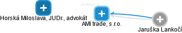 AMI trade, s.r.o. - náhled vizuálního zobrazení vztahů obchodního rejstříku