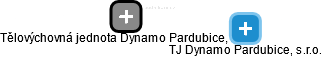 TJ Dynamo Pardubice, s.r.o. - náhled vizuálního zobrazení vztahů obchodního rejstříku