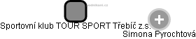 Sportovní klub TOUR SPORT Třebíč z.s. - náhled vizuálního zobrazení vztahů obchodního rejstříku
