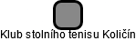 Klub stolního tenisu Količín - náhled vizuálního zobrazení vztahů obchodního rejstříku