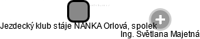 Jezdecký klub stáje NANKA Orlová, spolek - náhled vizuálního zobrazení vztahů obchodního rejstříku