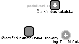 Tělocvičná jednota Sokol Trnovany - náhled vizuálního zobrazení vztahů obchodního rejstříku