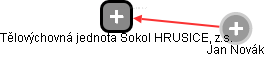 Tělovýchovná jednota Sokol HRUSICE, z.s. - náhled vizuálního zobrazení vztahů obchodního rejstříku