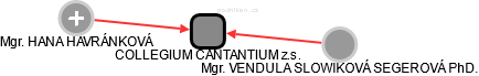 COLLEGIUM CANTANTIUM z.s. - náhled vizuálního zobrazení vztahů obchodního rejstříku