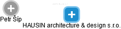 HAUSIN architecture & design s.r.o. - náhled vizuálního zobrazení vztahů obchodního rejstříku