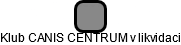 Klub CANIS CENTRUM v likvidaci - náhled vizuálního zobrazení vztahů obchodního rejstříku