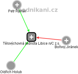 Tělovýchovná jednota Libice n/C z.s. - náhled vizuálního zobrazení vztahů obchodního rejstříku