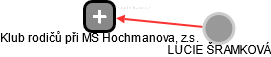 Klub rodičů při MŠ Hochmanova, z.s. - náhled vizuálního zobrazení vztahů obchodního rejstříku