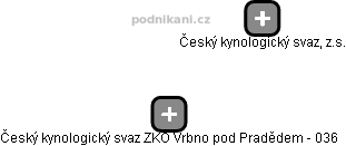 Český kynologický svaz ZKO Vrbno pod Pradědem - 036 - náhled vizuálního zobrazení vztahů obchodního rejstříku