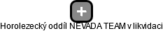 Horolezecký oddíl NEVADA TEAM v likvidaci - náhled vizuálního zobrazení vztahů obchodního rejstříku