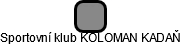 Sportovní klub KOLOMAN KADAŇ - náhled vizuálního zobrazení vztahů obchodního rejstříku