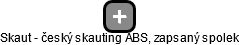 Skaut - český skauting ABS, zapsaný spolek - náhled vizuálního zobrazení vztahů obchodního rejstříku