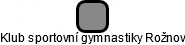 Klub sportovní gymnastiky Rožnov - náhled vizuálního zobrazení vztahů obchodního rejstříku