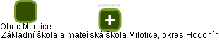 Základní škola a mateřská škola Milotice, okres Hodonín - náhled vizuálního zobrazení vztahů obchodního rejstříku