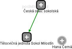 Tělocvičná jednota Sokol Milostín - náhled vizuálního zobrazení vztahů obchodního rejstříku
