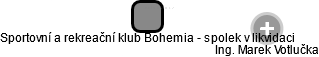 Sportovní a rekreační klub Bohemia - spolek v likvidaci - náhled vizuálního zobrazení vztahů obchodního rejstříku