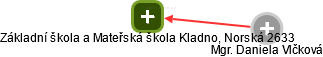 Základní škola a Mateřská škola Kladno, Norská 2633 - náhled vizuálního zobrazení vztahů obchodního rejstříku