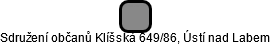 Sdružení občanů Klíšská 649/86, Ústí nad Labem - náhled vizuálního zobrazení vztahů obchodního rejstříku