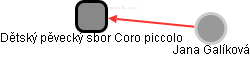 Dětský pěvecký sbor Coro piccolo - náhled vizuálního zobrazení vztahů obchodního rejstříku