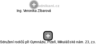 Sdružení rodičů při Gymnáziu, Plzeň, Mikulášské nám. 23, z.s. - náhled vizuálního zobrazení vztahů obchodního rejstříku