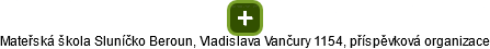 Mateřská škola Sluníčko Beroun, Vladislava Vančury 1154, příspěvková organizace - náhled vizuálního zobrazení vztahů obchodního rejstříku