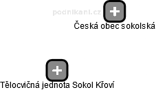 Tělocvičná jednota Sokol Křoví - náhled vizuálního zobrazení vztahů obchodního rejstříku