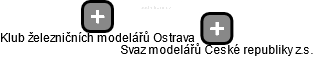 Klub železničních modelářů Ostrava - náhled vizuálního zobrazení vztahů obchodního rejstříku