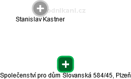Společenství pro dům Slovanská 584/45, Plzeň - náhled vizuálního zobrazení vztahů obchodního rejstříku