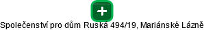 Společenství pro dům Ruská 494/19, Mariánské Lázně - náhled vizuálního zobrazení vztahů obchodního rejstříku