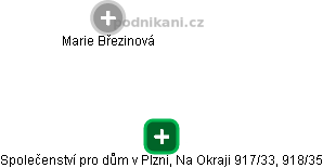 Společenství pro dům v Plzni, Na Okraji 917/33, 918/35 - náhled vizuálního zobrazení vztahů obchodního rejstříku