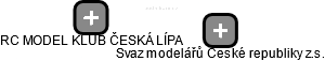 RC MODEL KLUB ČESKÁ LÍPA - náhled vizuálního zobrazení vztahů obchodního rejstříku