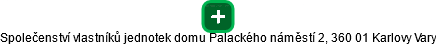 Společenství vlastníků jednotek domu Palackého náměstí 2, 360 01 Karlovy Vary - náhled vizuálního zobrazení vztahů obchodního rejstříku