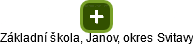 Základní škola, Janov, okres Svitavy - náhled vizuálního zobrazení vztahů obchodního rejstříku