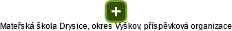 Mateřská škola Drysice, okres Vyškov, příspěvková organizace - náhled vizuálního zobrazení vztahů obchodního rejstříku