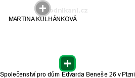 Společenství pro dům Edvarda Beneše 26 v Plzni - náhled vizuálního zobrazení vztahů obchodního rejstříku