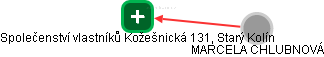 Společenství vlastníků Kožešnická 131, Starý Kolín - náhled vizuálního zobrazení vztahů obchodního rejstříku
