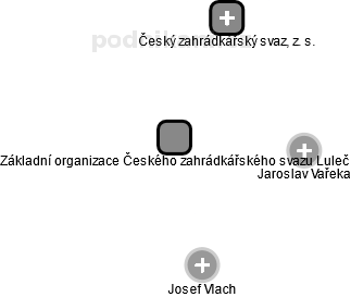 Základní organizace Českého zahrádkářského svazu Luleč - náhled vizuálního zobrazení vztahů obchodního rejstříku