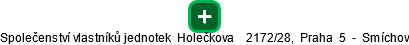 Společenství vlastníků jednotek  Holečkova    2172/28,  Praha  5  -  Smíchov - náhled vizuálního zobrazení vztahů obchodního rejstříku