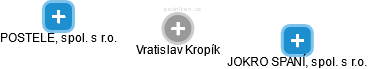 Vratislav Kropík - Vizualizace  propojení osoby a firem v obchodním rejstříku