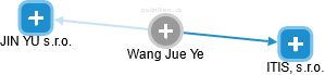 Wang Jue Ye - Vizualizace  propojení osoby a firem v obchodním rejstříku