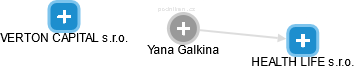 Yana Galkina - Vizualizace  propojení osoby a firem v obchodním rejstříku