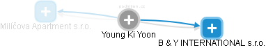  Young Y. - Vizualizace  propojení osoby a firem v obchodním rejstříku