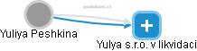  Yuliya P. - Vizualizace  propojení osoby a firem v obchodním rejstříku