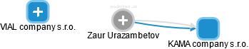 Zaur Urazambetov - Vizualizace  propojení osoby a firem v obchodním rejstříku