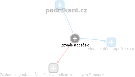 Zbyněk Kopeček - Vizualizace  propojení osoby a firem v obchodním rejstříku