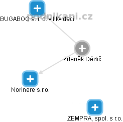Zdeněk Dědič - Vizualizace  propojení osoby a firem v obchodním rejstříku