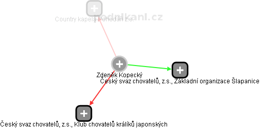 Zdeněk Kopecký - Vizualizace  propojení osoby a firem v obchodním rejstříku
