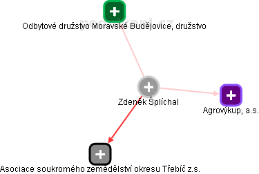 Zdeněk Šplíchal - Vizualizace  propojení osoby a firem v obchodním rejstříku