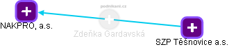 Zdeňka Gardavská - Vizualizace  propojení osoby a firem v obchodním rejstříku