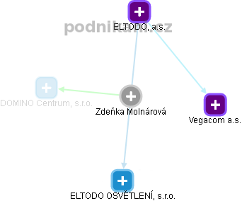 Zdeňka Molnárová - Vizualizace  propojení osoby a firem v obchodním rejstříku